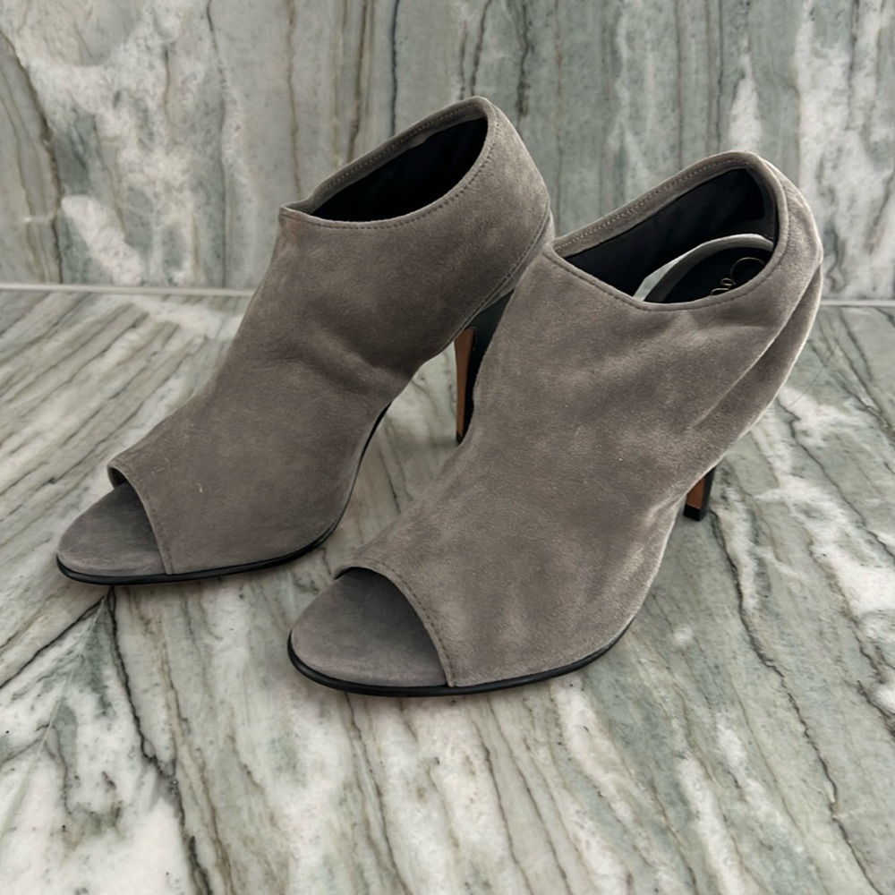 Suede Sandals/Ankle Booties.